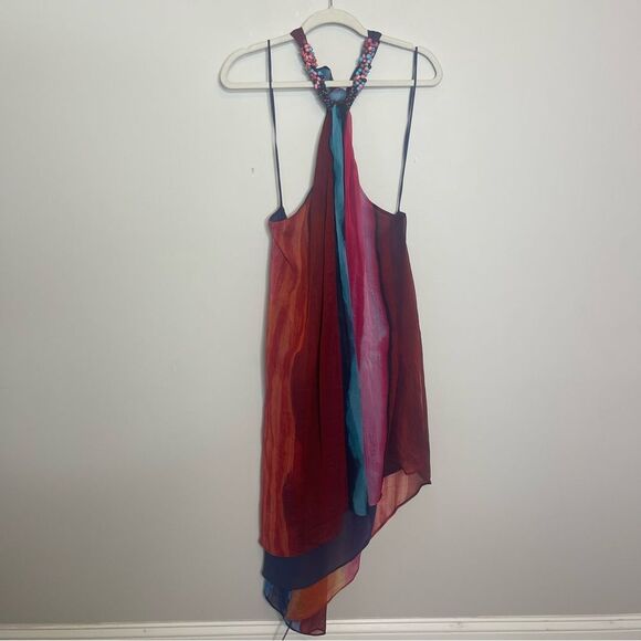 ZARA BEADED HALTER DRESS NWOT XL - Picture 16 of 16